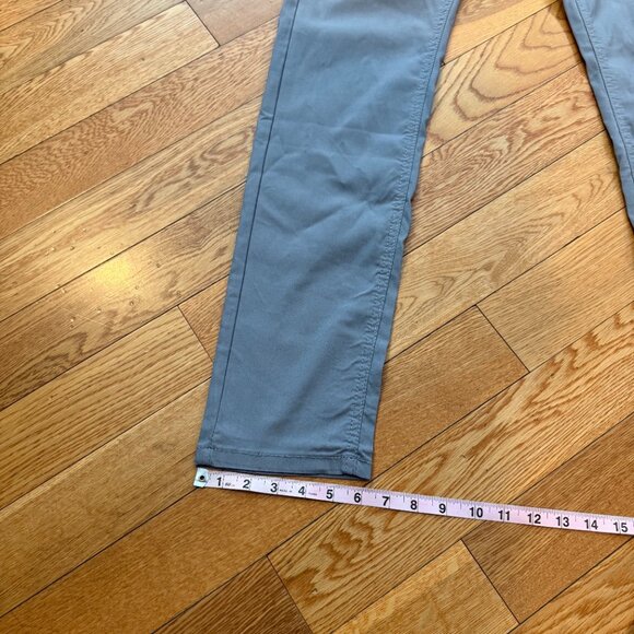 Tailor Vintage Mens 30x32 Performance Tech 4 Way Stretch Pants Grey Slim Fit NWT - Picture 2 of 10